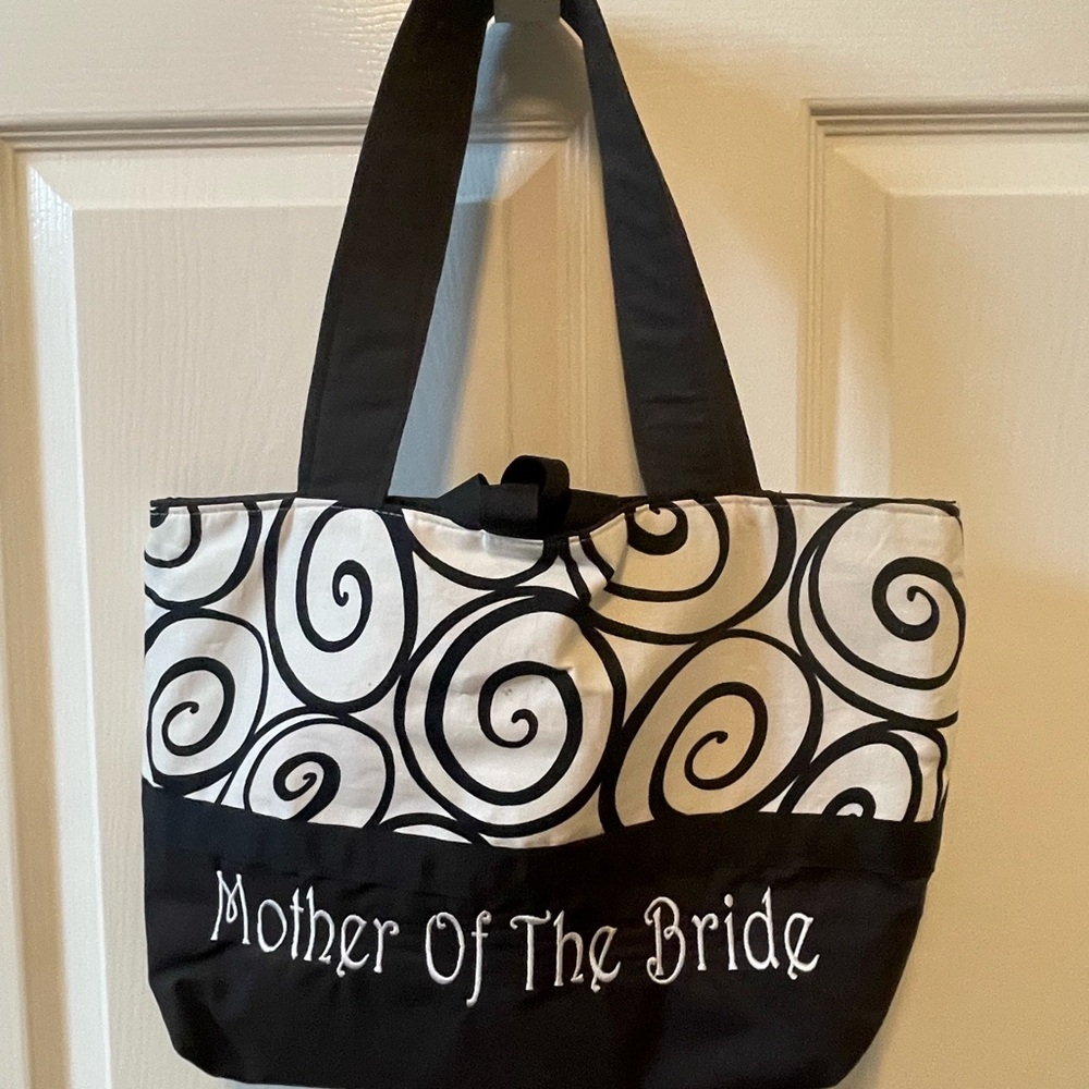 Black and White Canvas Tote Bag